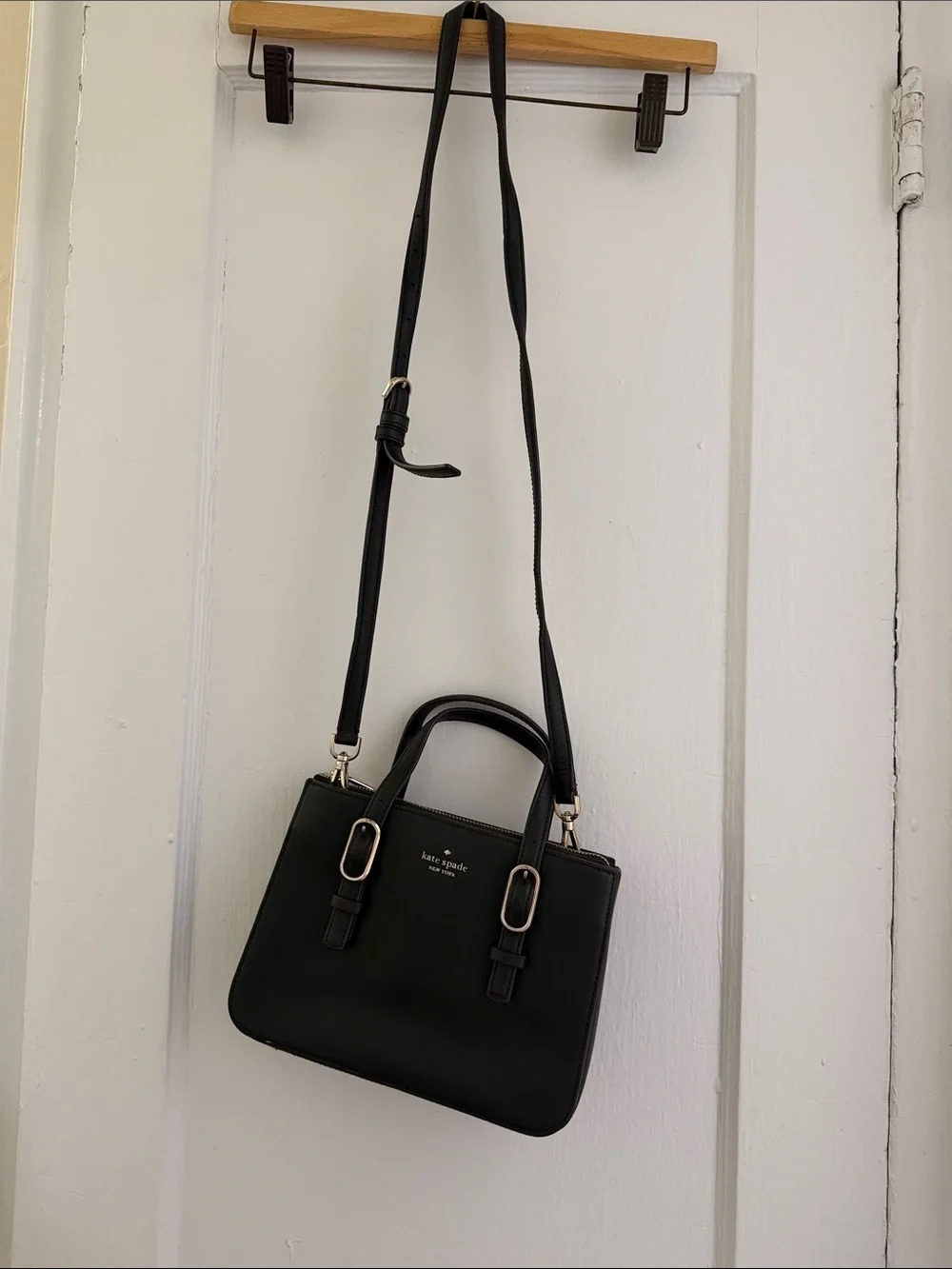 kate spade structured leather